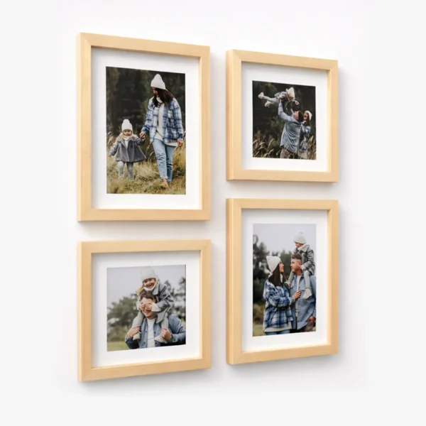 4'lü Ahşap Çerçeve Seti