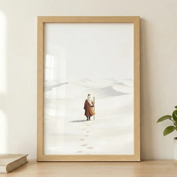 Aşkın Yolculuğu Çerçeveli Tablo