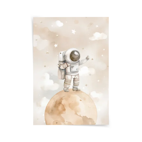 Astronot Poster & Çerçeveli Tablo