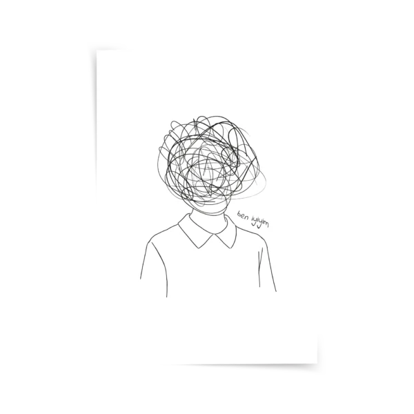 Ben İyiyim Poster & Çerçeveli Tablo