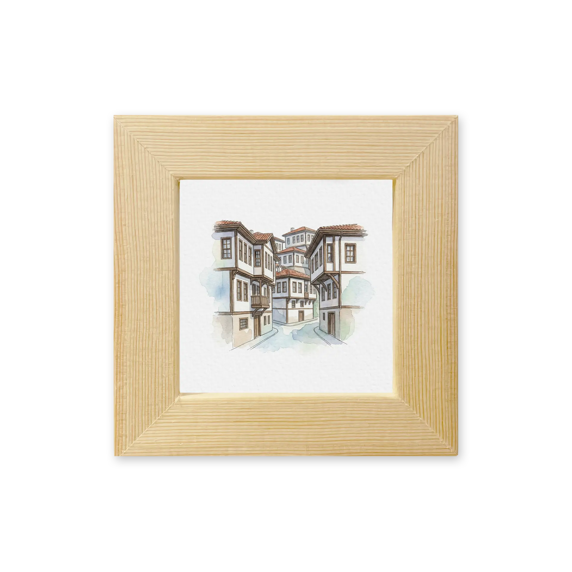 beypazari-evleri-magnet Ankara Beypazarı Evleri Çerçeveli Magnet