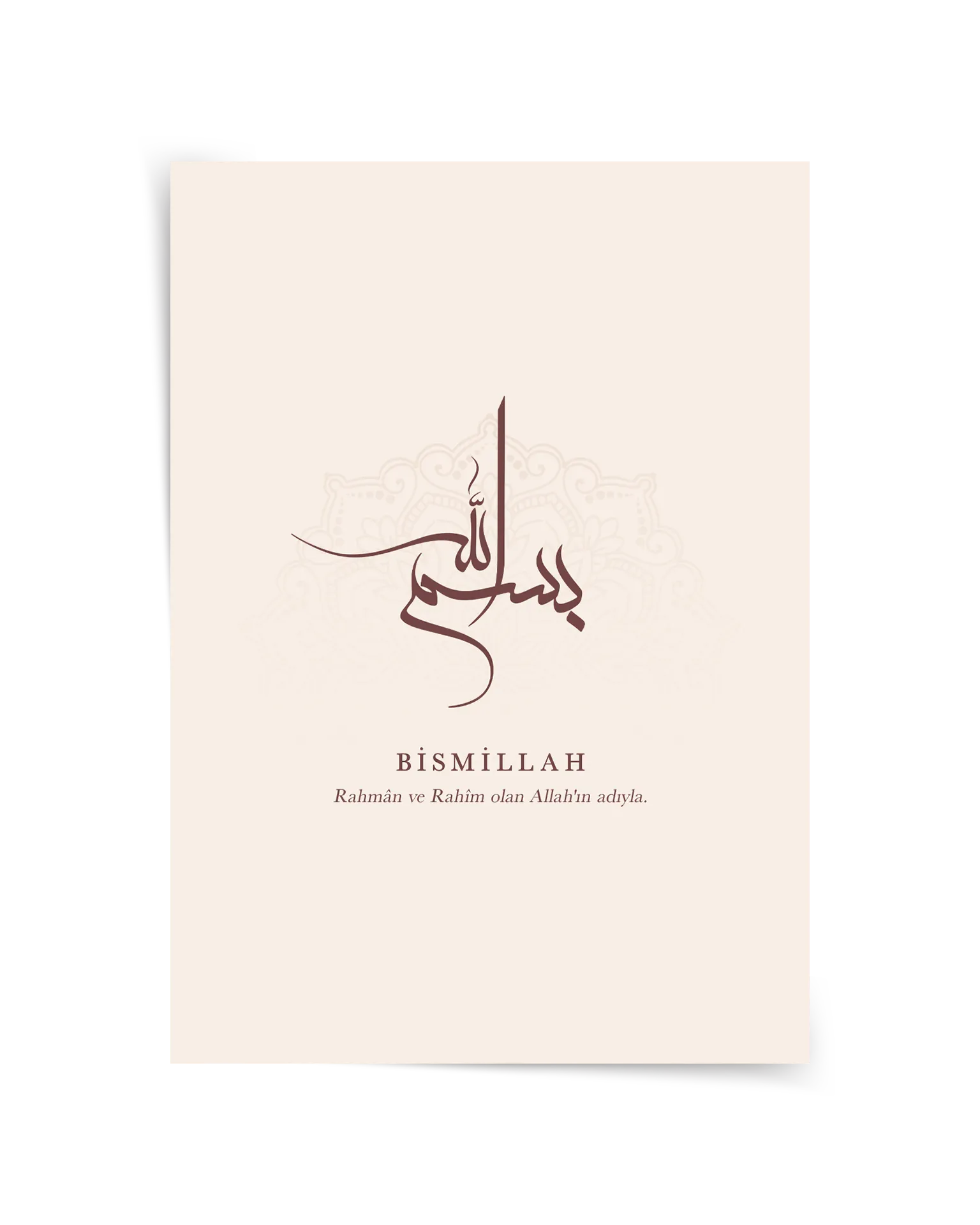 bismillah Bismillah Poster ve Çerçeveli Tablo