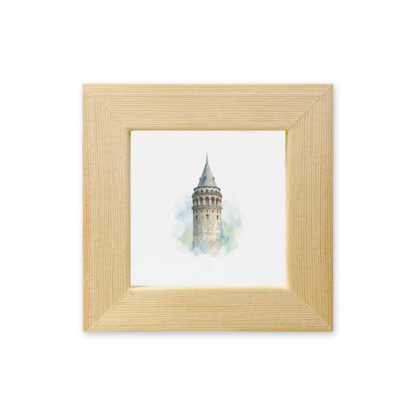 İstanbul Galata Kulesi Çerçeveli Magnet