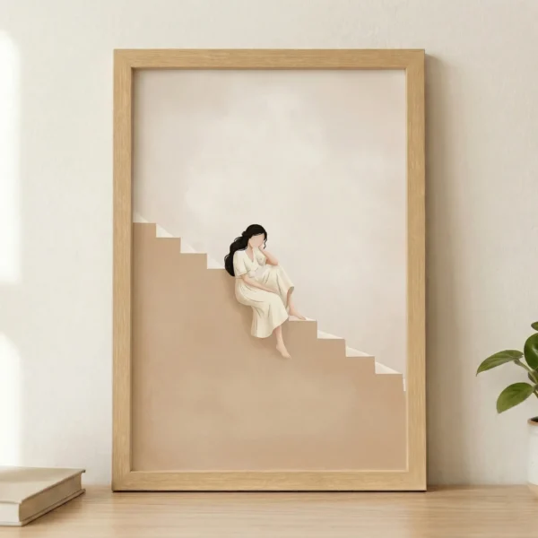 Hayal Kurmak Çerçeveli Tablo