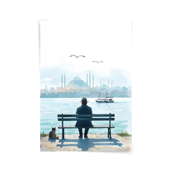 İstanbul'u Dinliyorum Poster & Çerçeveli Tablo