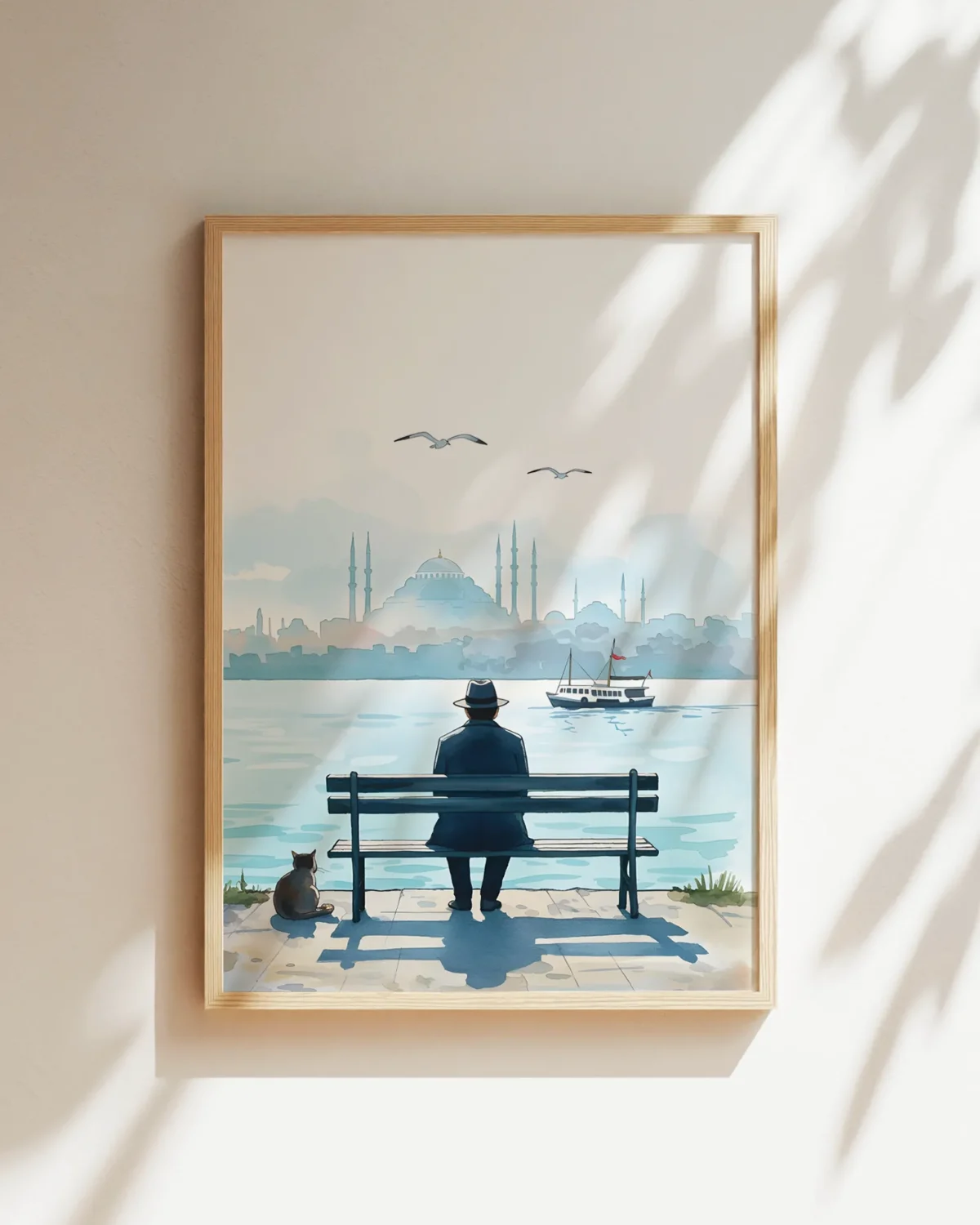 İstanbul'u Dinliyorum Çerçeveli Tablo