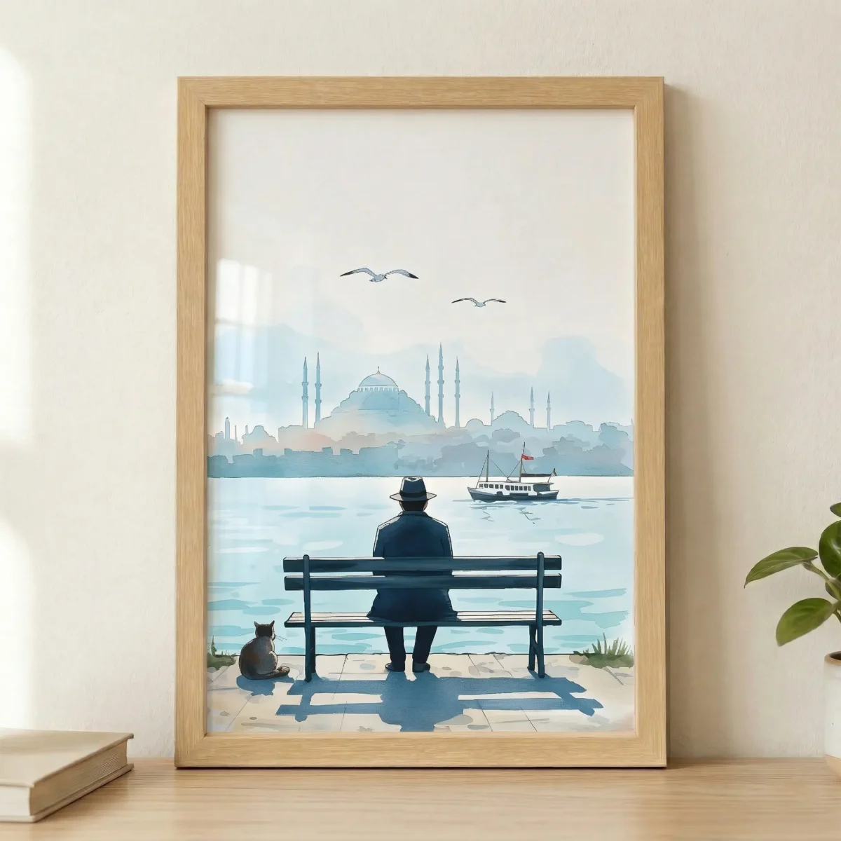 İstanbul'u Dinliyorum Çerçeveli Tablo