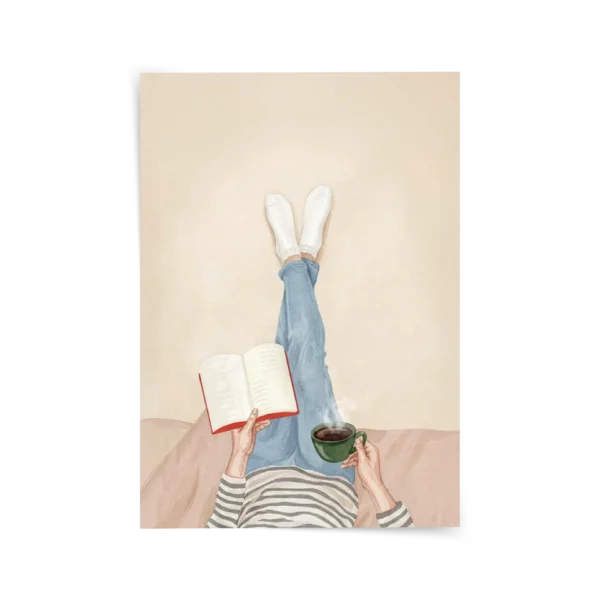 Kahve Molası Poster & Çerçeveli Tablo