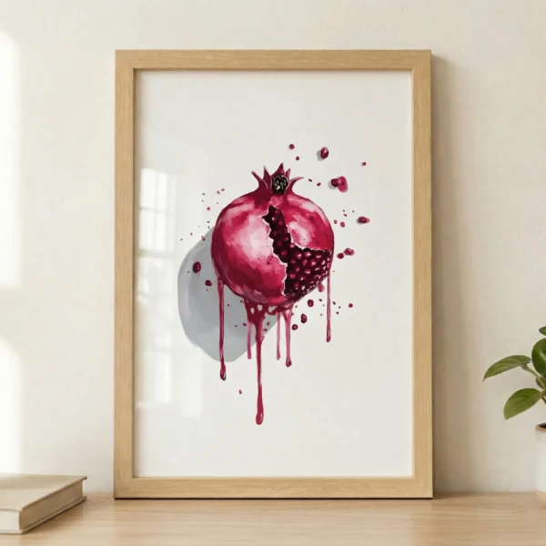 Kanayan Nar Çerçeveli Tablo