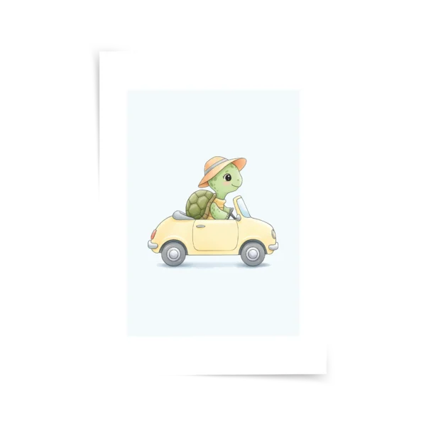 Kaplumbağa Rüyası Poster & Çerçeveli Tablo