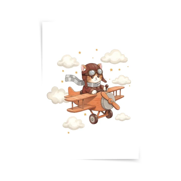 Kedi Yollarda Poster & Çerçeveli Tablo