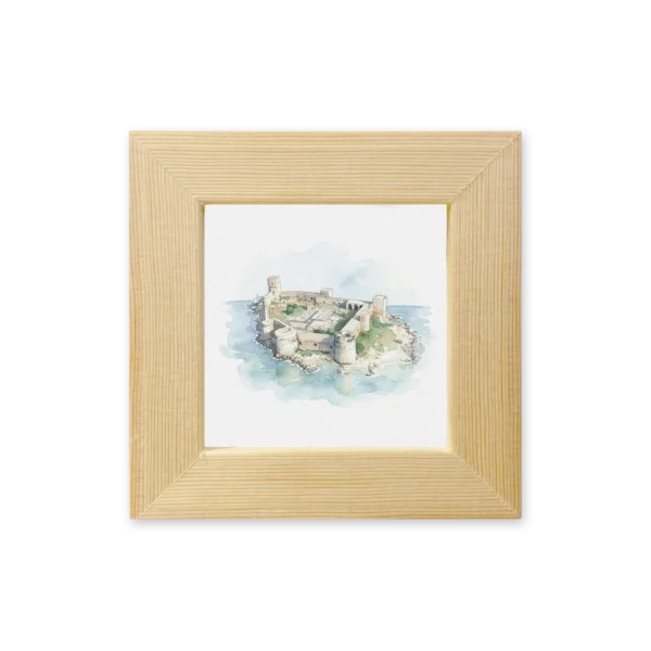 Mersin Kız Kalesi Çerçeveli Magnet