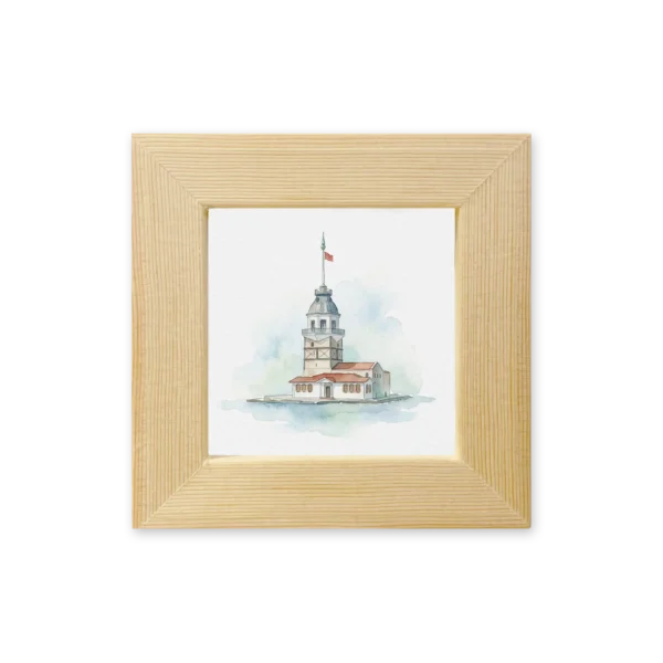 İstanbul Kız Kulesi Çerçeveli Magnet