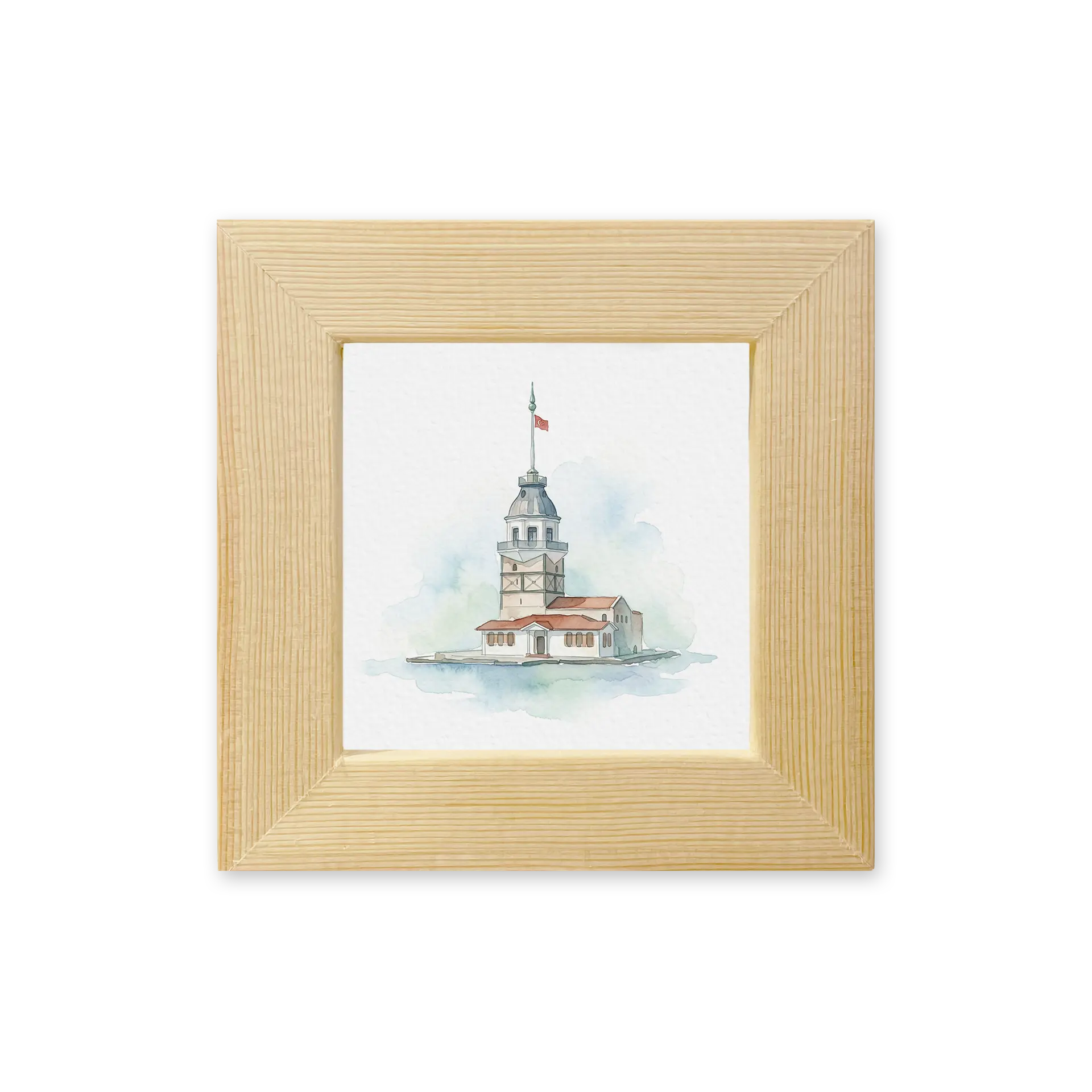 kiz-kulesi-magnet İstanbul Kız Kulesi Çerçeveli Magnet