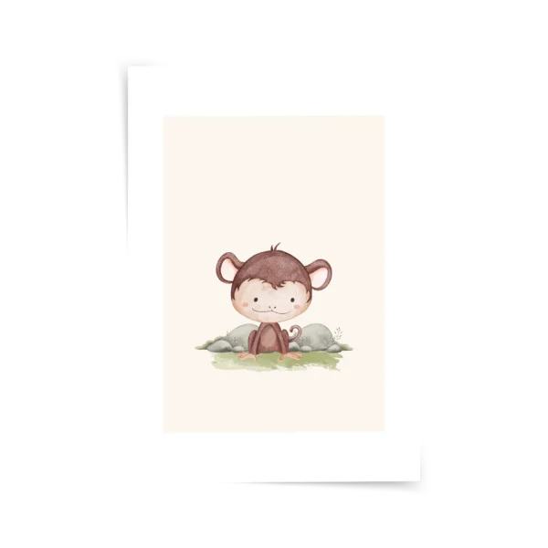 Maymun Kardeş Poster & Çerçeveli Tablo