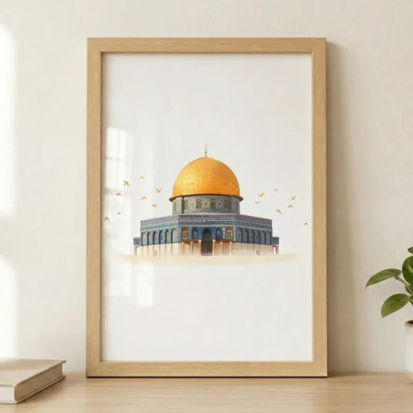 Mescid-i Aksa Çerçeveli Tablo