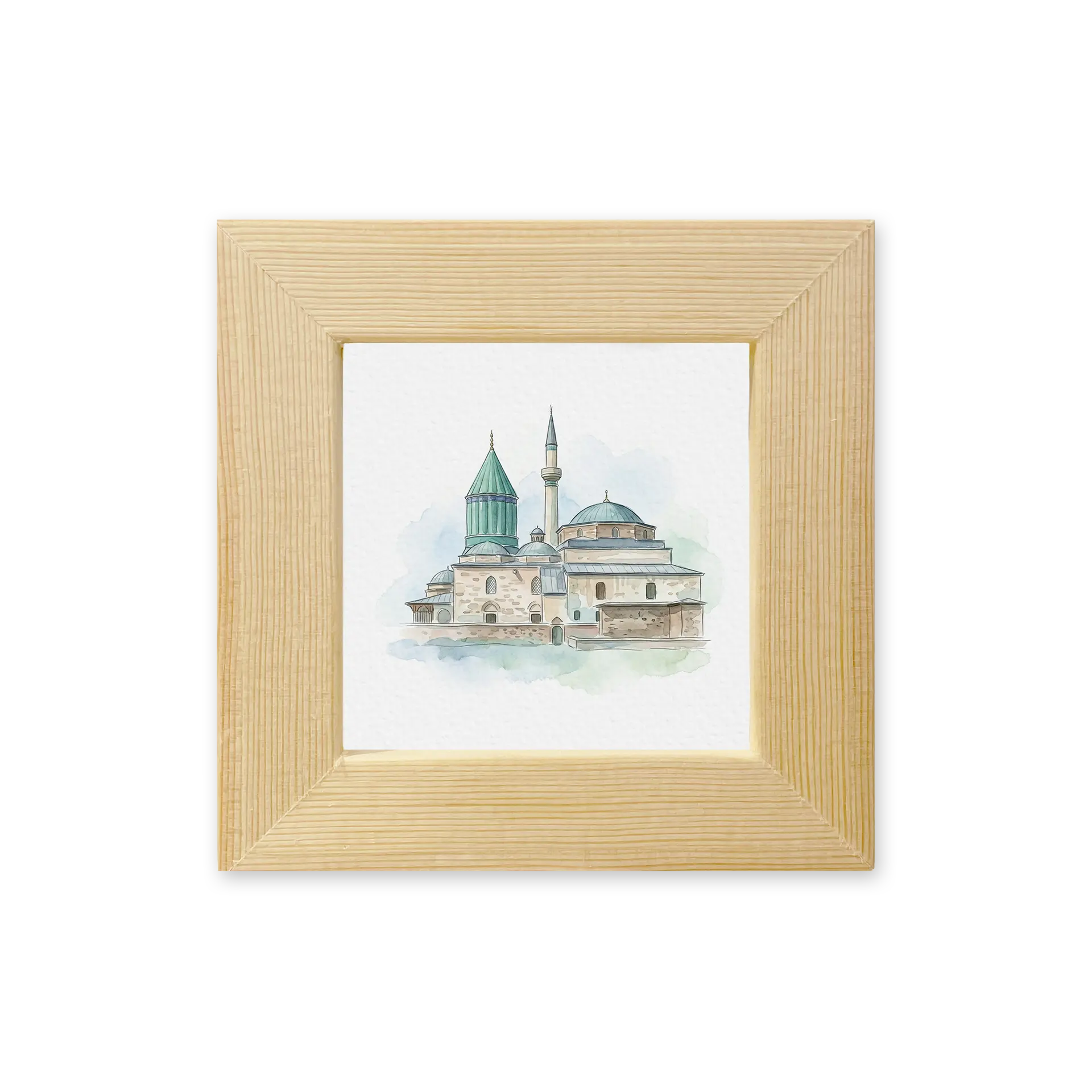 mevlana-muzesi-magnet Konya Mevlana Müzesi Çerçeveli Magnet