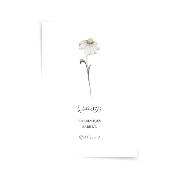 Müddessir 7 Poster & Çerçeveli Tablo