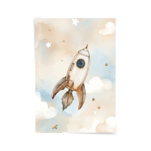 Roket Poster & Çerçeveli Tablo