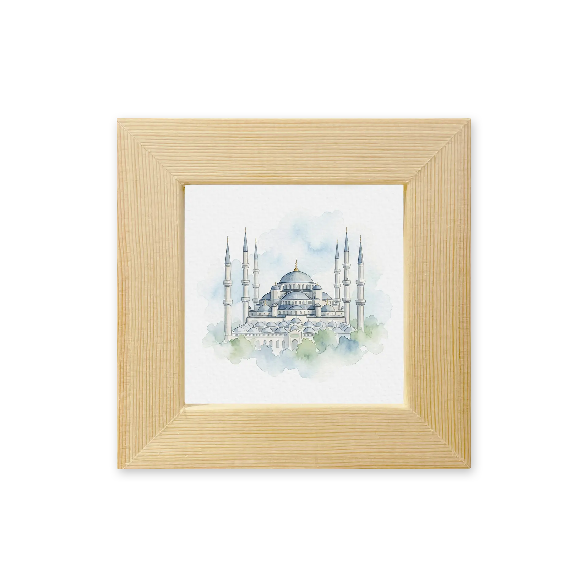 sultanahmet-camii-magnet İstanbul Sultanahmet Camii Çerçeveli Magnet