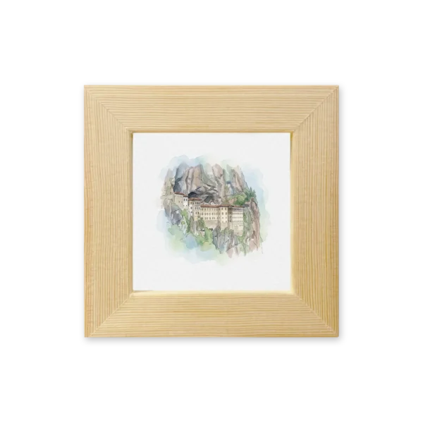 Trabzon Sümela Manastırı Çerçeveli Magnet