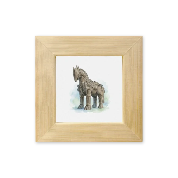 Çanakkale Truva Atı Çerçeveli Magnet