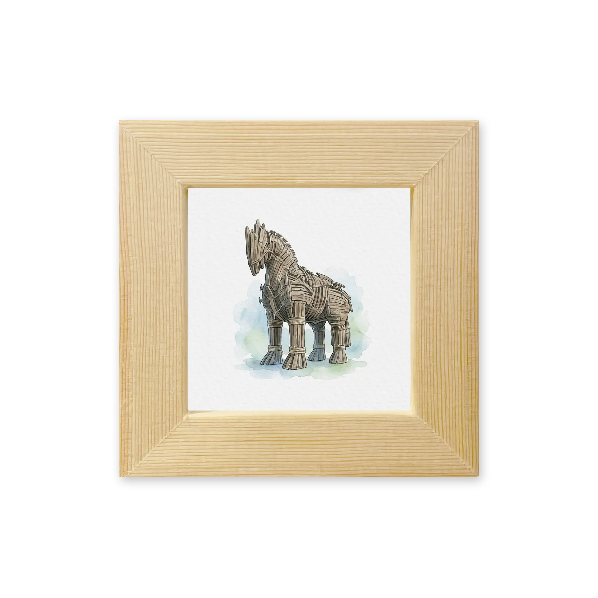 truva-magnet Çanakkale Truva Atı Çerçeveli Magnet