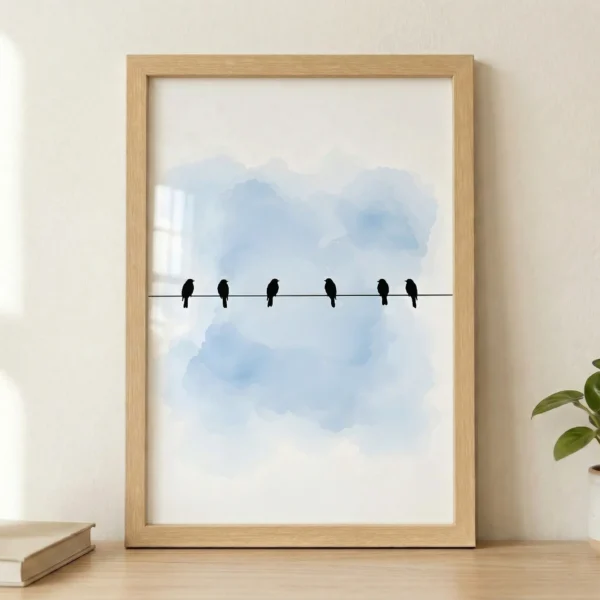 Uçmadan Önce Çerçeveli Tablo