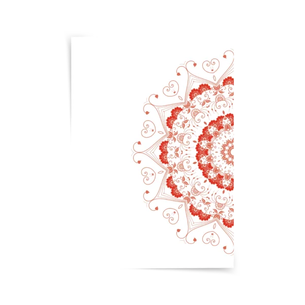 Yarım Motif 2 Poster & Çerçeveli Tablo