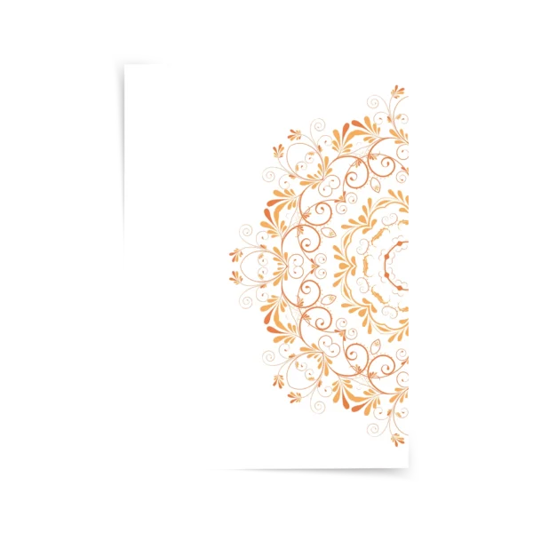 Yarım Motif 3 Poster & Çerçeveli Tablo