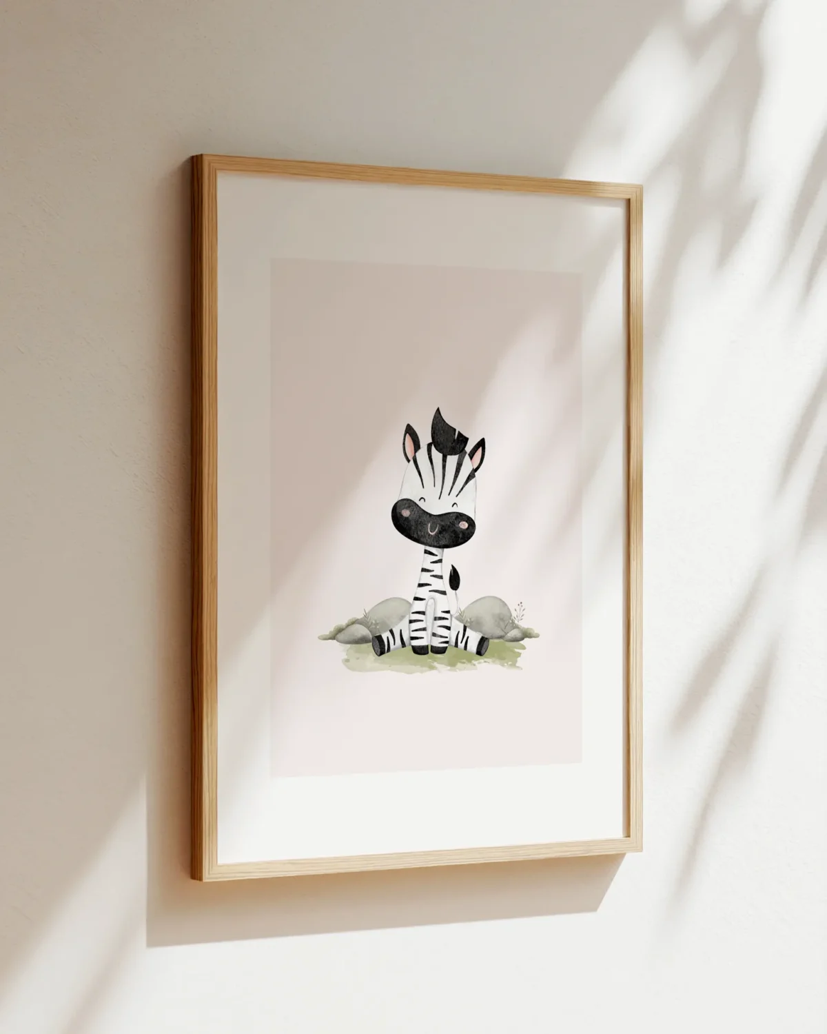 Zebra Kardeş Çerçeveli Tablo