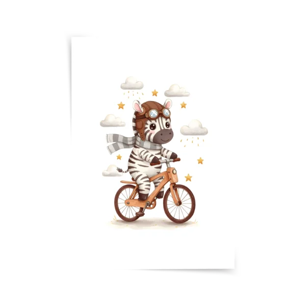 Zebra Yollarda Poster & Çerçeveli Tablo